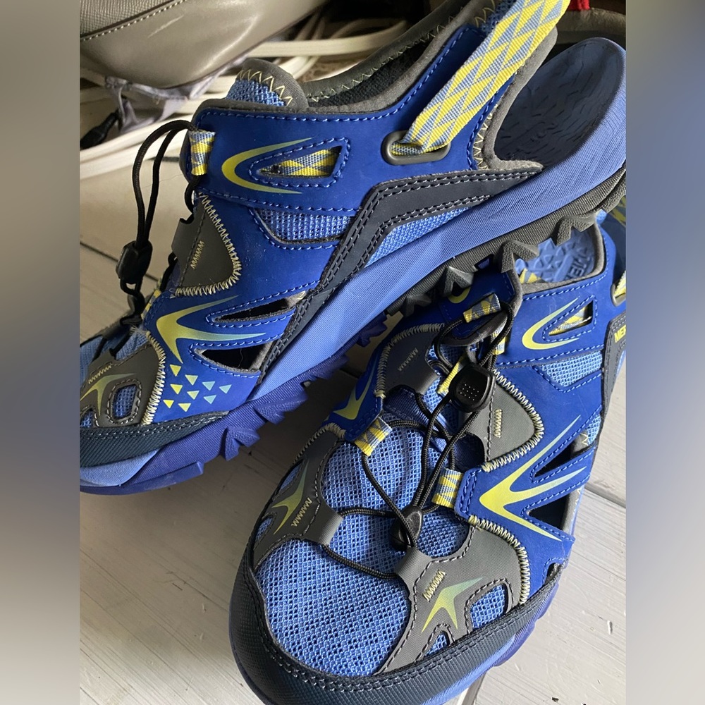 Merrell Capra Rapid Sieve Water Shoes 9 Blue EUC